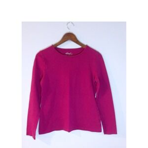 Kim Rogers Pink T-Shirt Crew Neck Short Sleeve Casual Top Size Small /‎ #5222